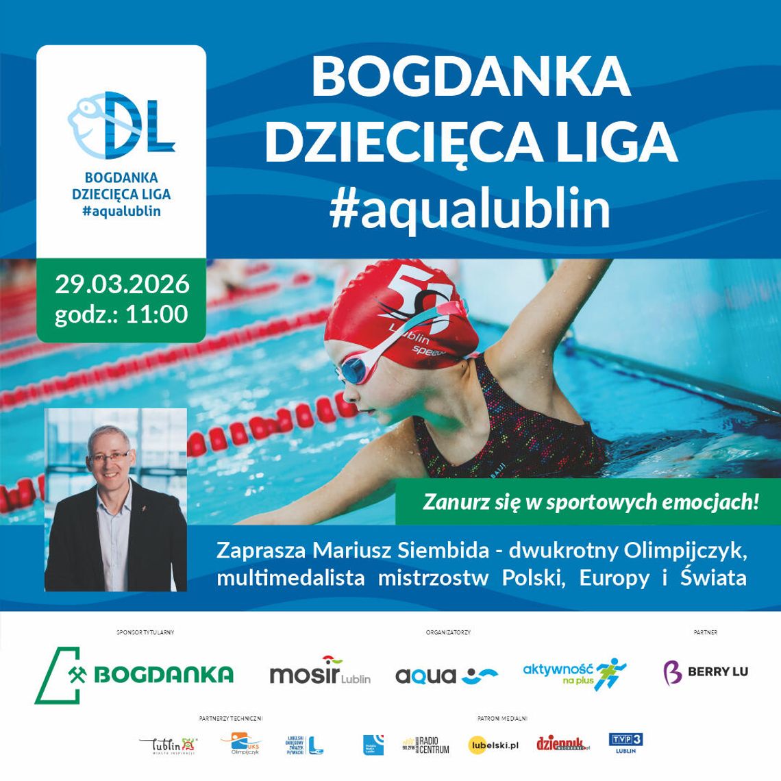 Bogdanka Dziecięca Liga #aqualublin już w niedzielę Bogdanka Dziecięca Liga #aqualublin już w niedzielę