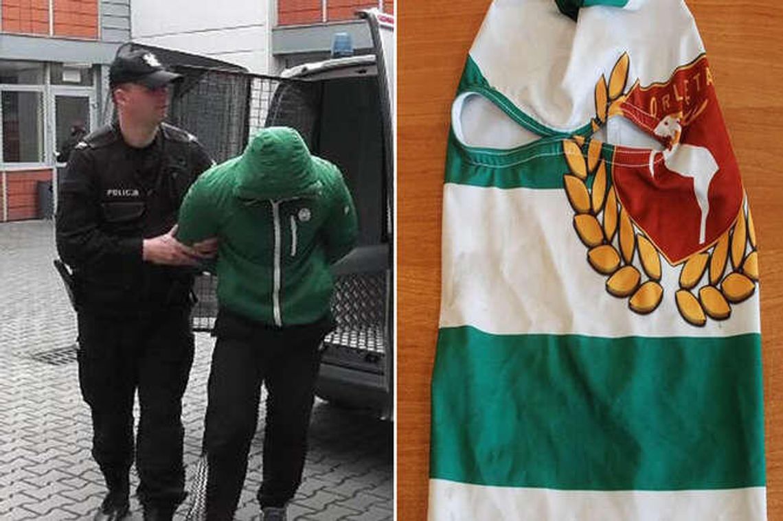 Bójka kibiców koło Radzynia. Zarzuty dla 3 osób za atak na policjanta (zdjęcia)