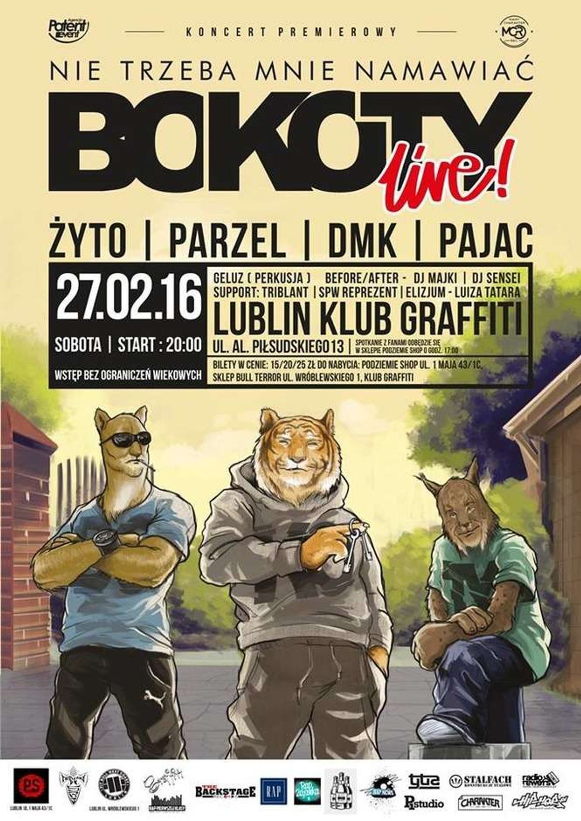 BOKOTY i przyjaciele wystąpią w Graffiti