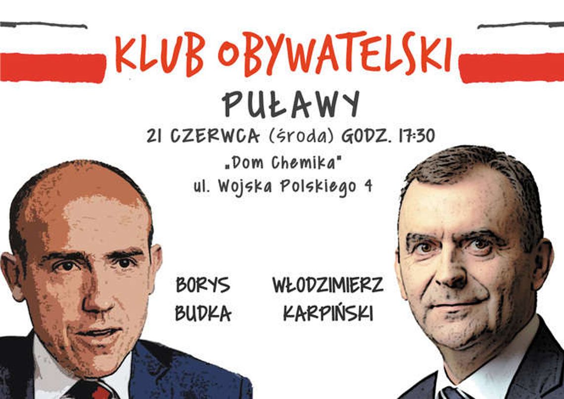 Borys Budka w Puławskim Klubie Obywatelskim
