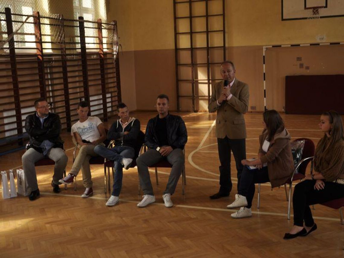 Bracia Michał i Mateusz Mak gościli w Chodlu