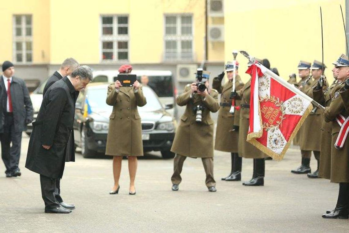 Brama do Unii w Lublinie. Prezydent Poroszenko odwiedził miasto Brama do Unii w Lublinie. Prezydent Poroszenko odwiedził miasto