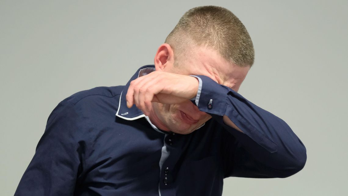 Brutalne zabójstwo w Lublinie. Na sali sądowej Mariusz S. zalał się łzami