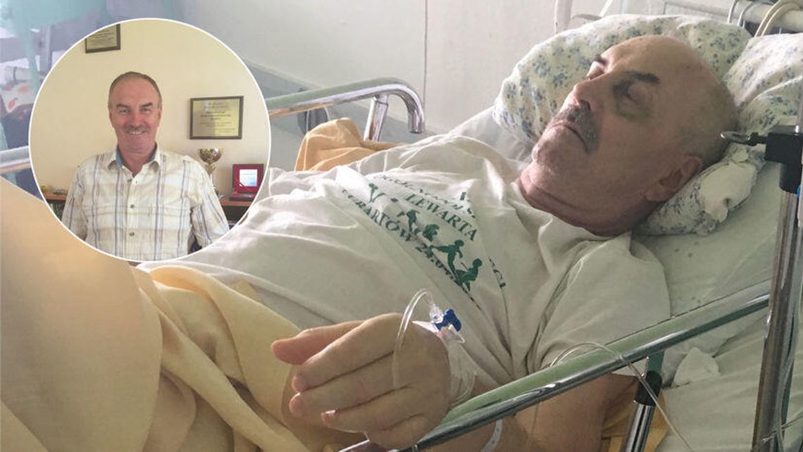 Brutalnie pobity nad jeziorem Bialskim walczy o zdrowie. "Pomóżmy Wieśkowi wstać i pobiec"