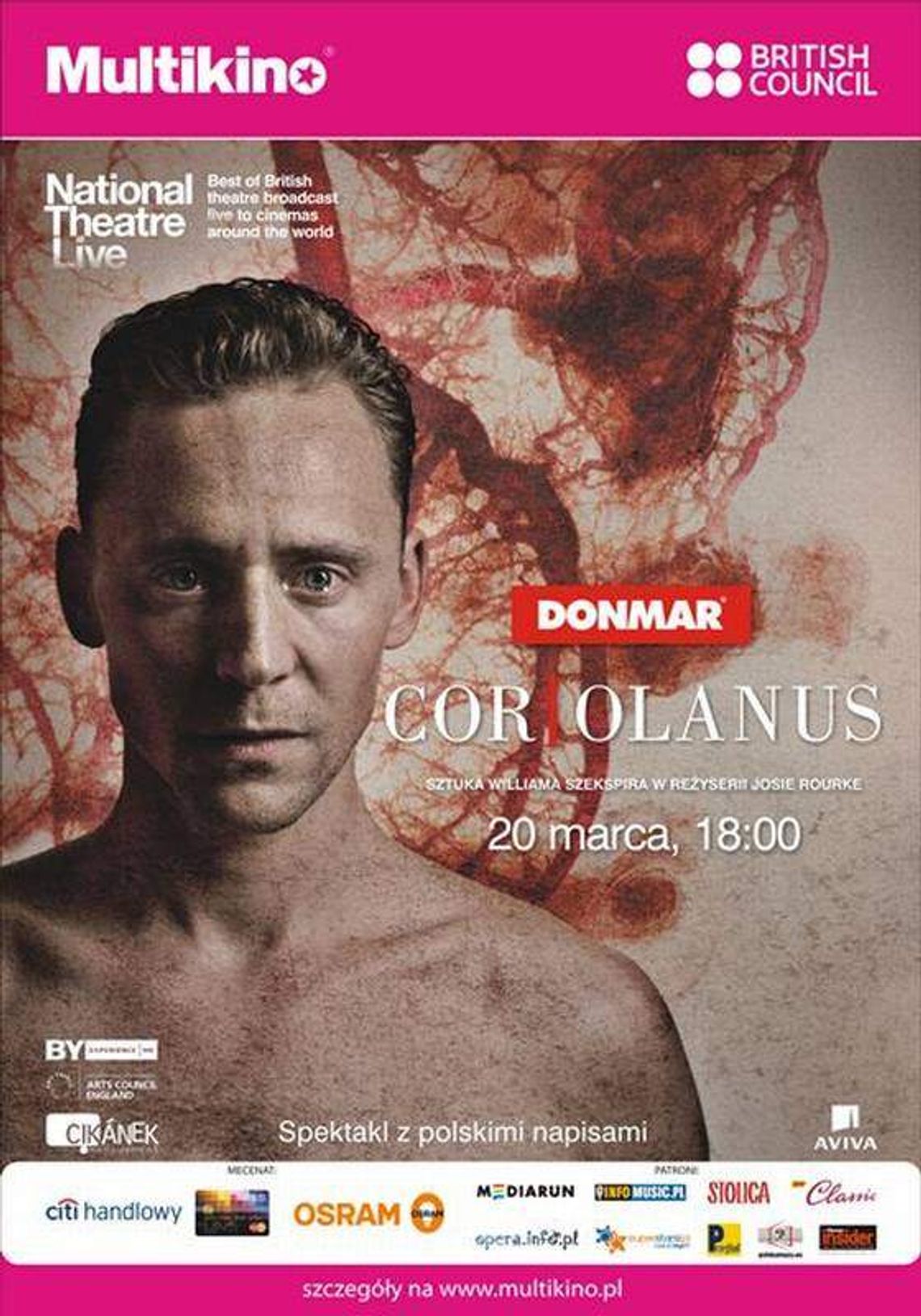 Brytyjskie teatry w Multikinie. "Coriolanus" na dużym ekranie