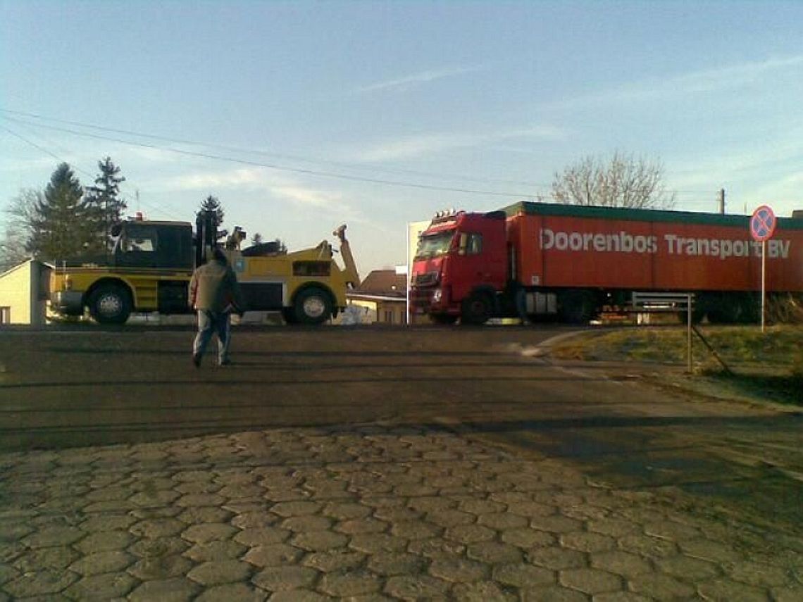 Brzozowa Gać: Zderzenie dwóch ciężarówek