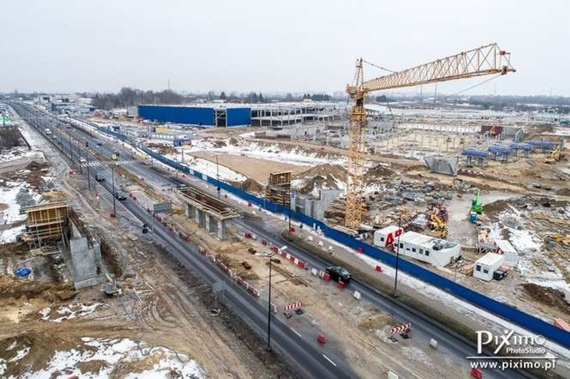 Budowa IKEA w Lublinie i nowego układu drogowego. Najnowsze zdjęcia z drona Budowa IKEA w Lublinie i nowego układu drogowego. Najnowsze zdjęcia z drona