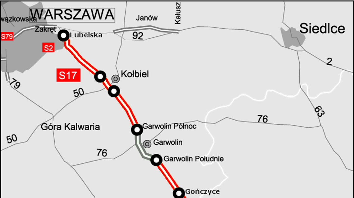 Budowa obwodnicy Kołbieli. Korki jeszcze przez rok