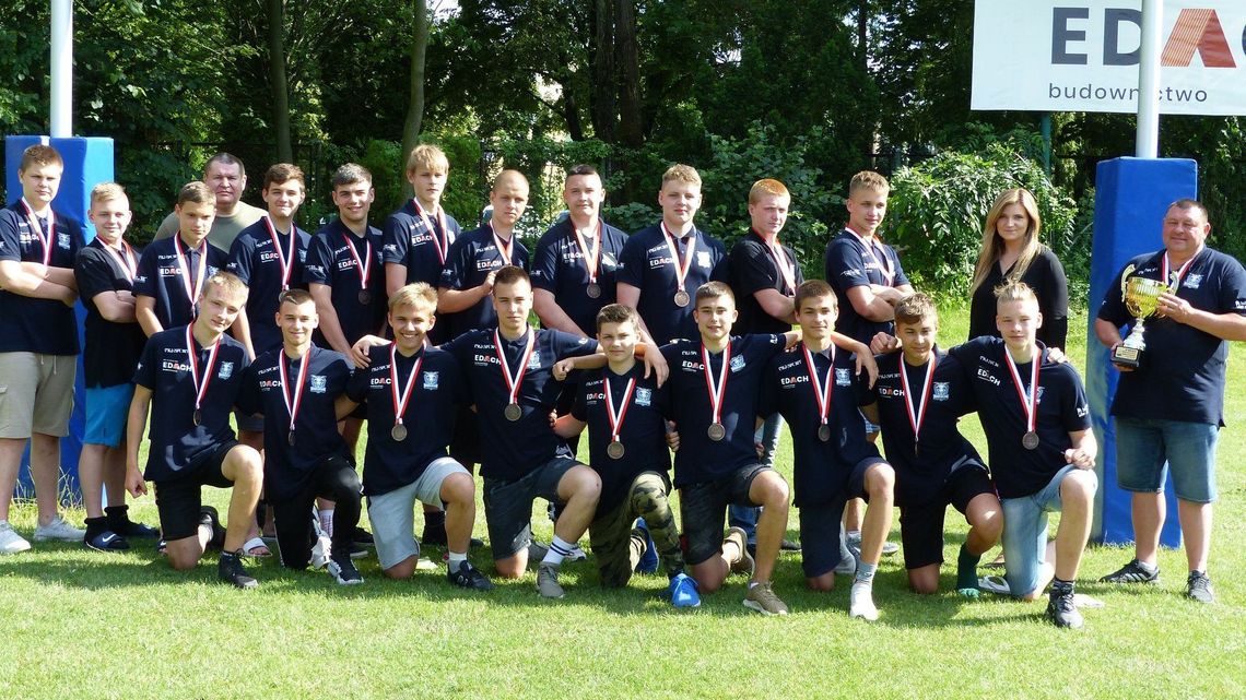 Budowlani Lublin zdobyli brązowe medale mistrzostw Polski kadetów w rugby XV