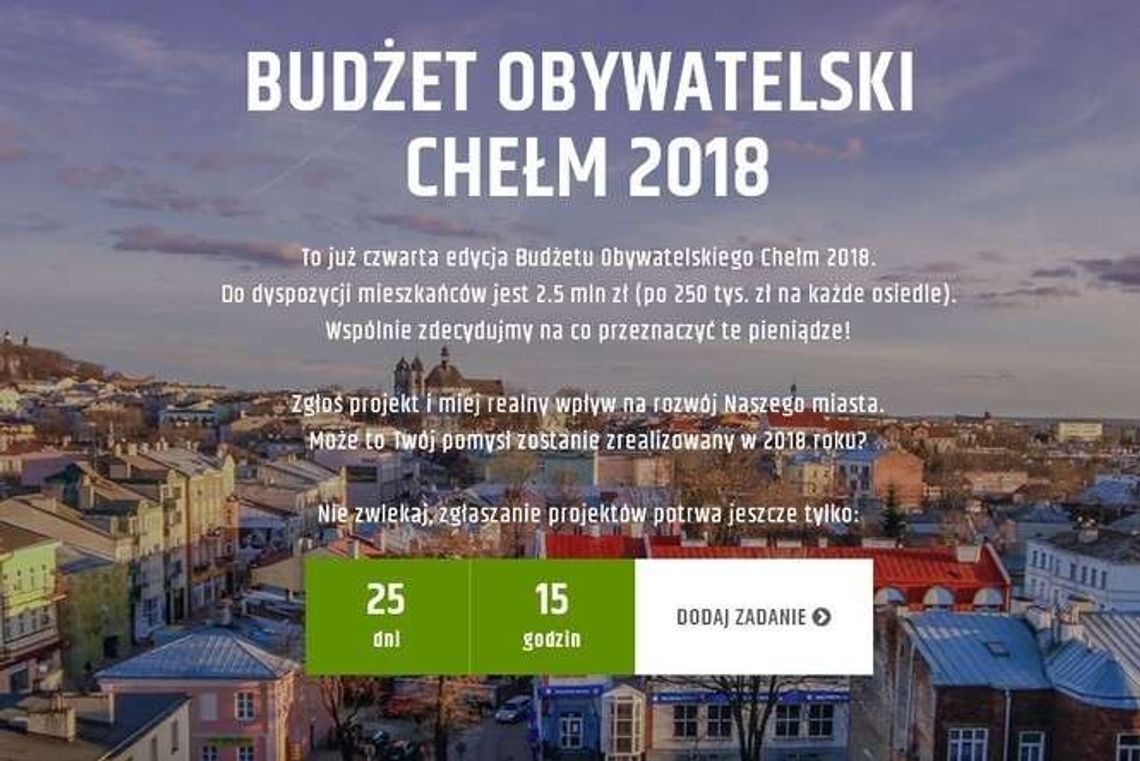 Budżet obywatelski w Chełmie: Jak działa internetowa platforma?
