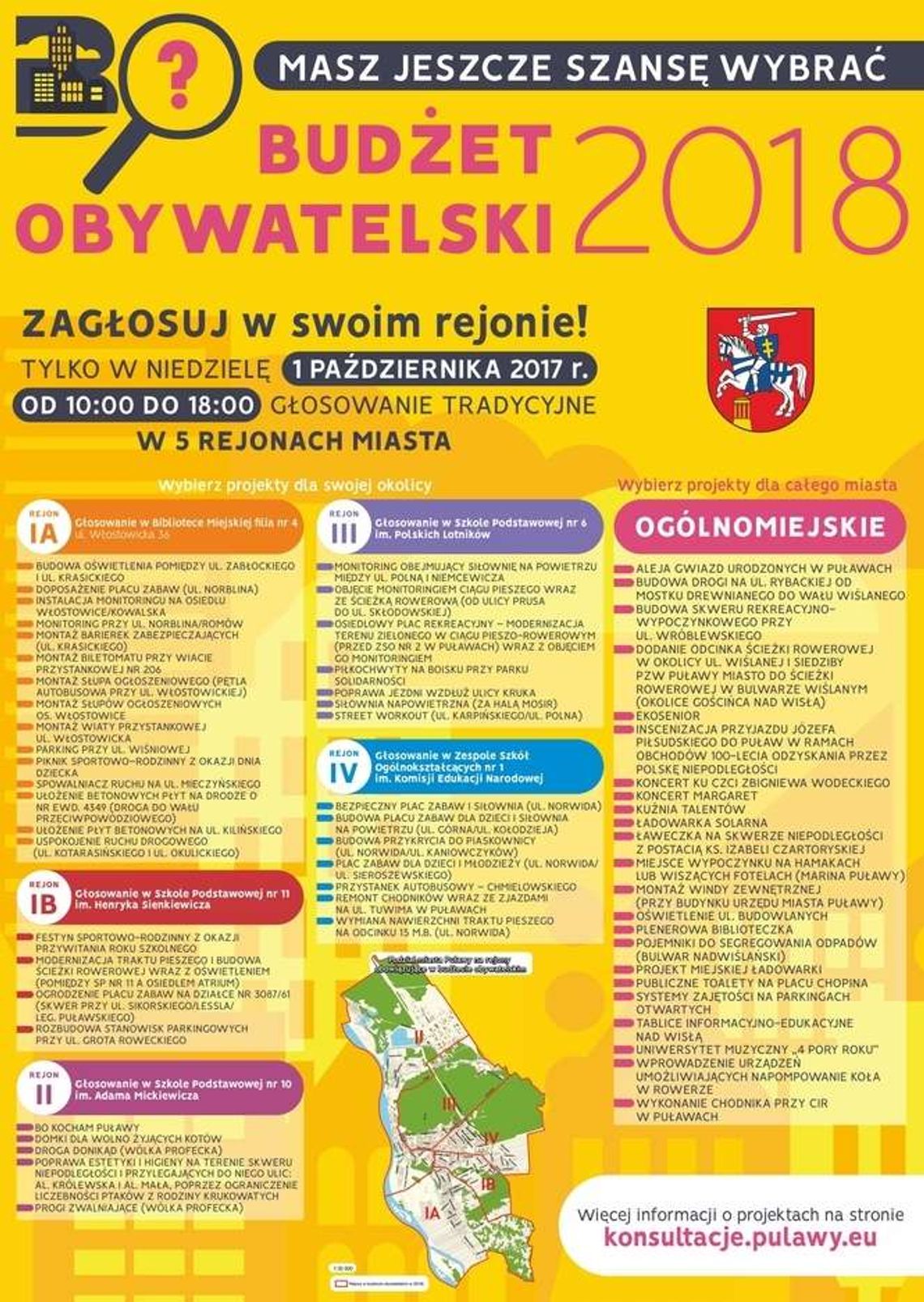 Budżet obywatelski w Puławach. Bardzo niska frekwencja w głosowaniu przez internet