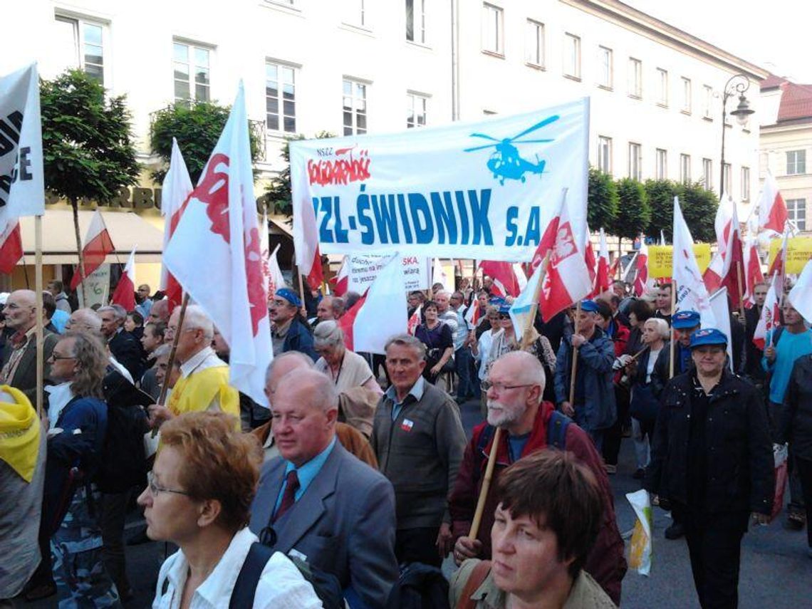 Budzili Polskę w stolicy: Demostranci z Lublina na marszu Budzili Polskę w stolicy: Demostranci z Lublina na marszu