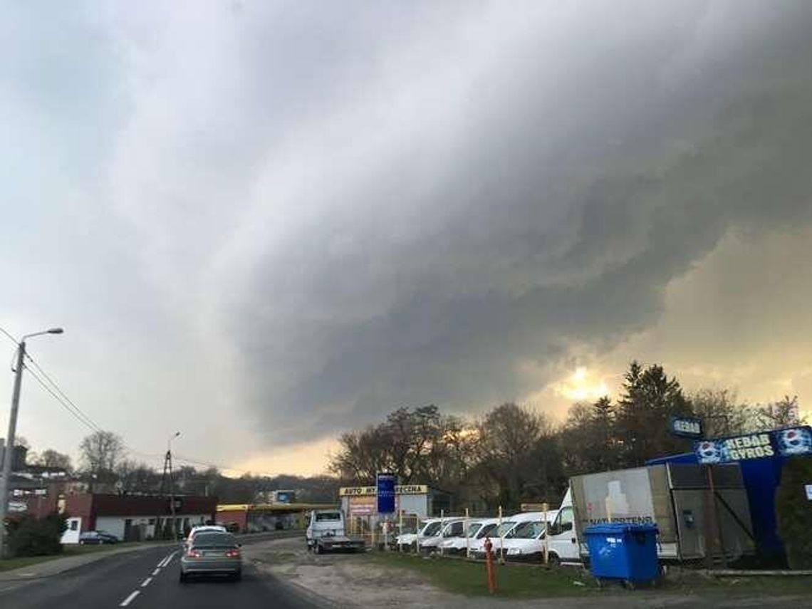 Burza z gradem przeszła nad Lublinem