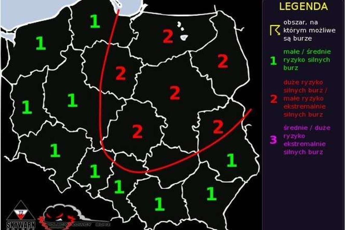 Burze w woj. lubelskim: Pod Dęblinem utknął pociąg z Łukowa