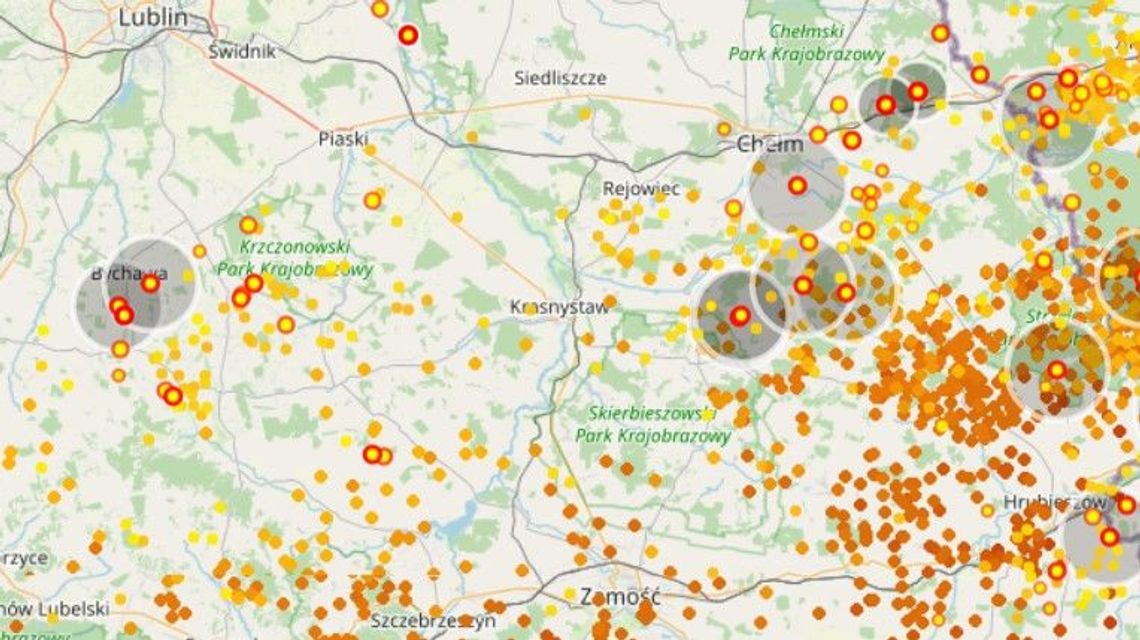 Burze z gradem nad Lubelszczyzną. Meteorolodzy ostrzegają