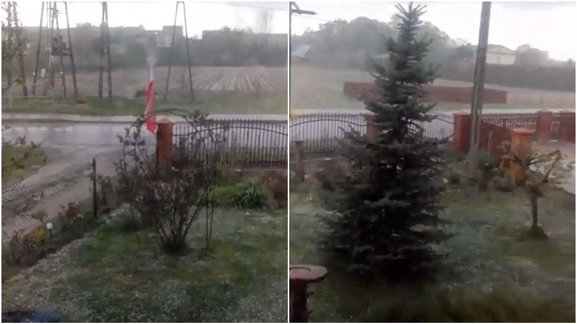 Burze z gradem przechodzą nad woj. lubelskim [zdjęcia, wideo]