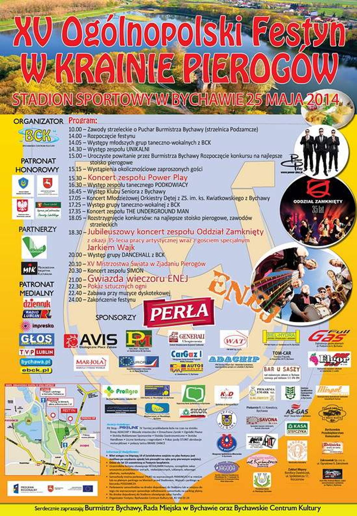 Bychawa. Enej i Oddział Zamknięty na Festynie w Krainie Pierogów