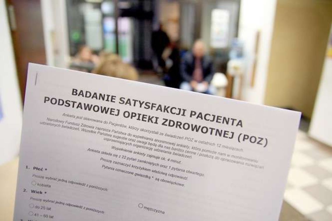 Byłeś w przychodni? NFZ zbiera opinie, wypełnij ankietę