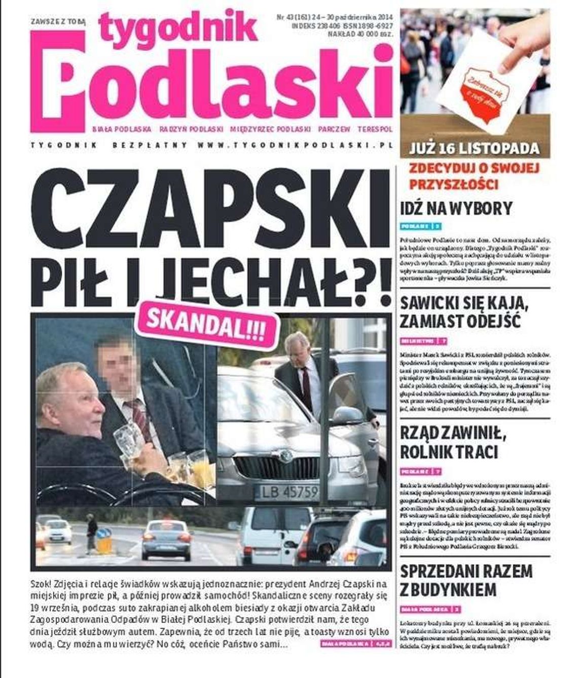 Były prezydent Białej Podlaskiej kontra Tygodnik Podlaski. Finał sprawy