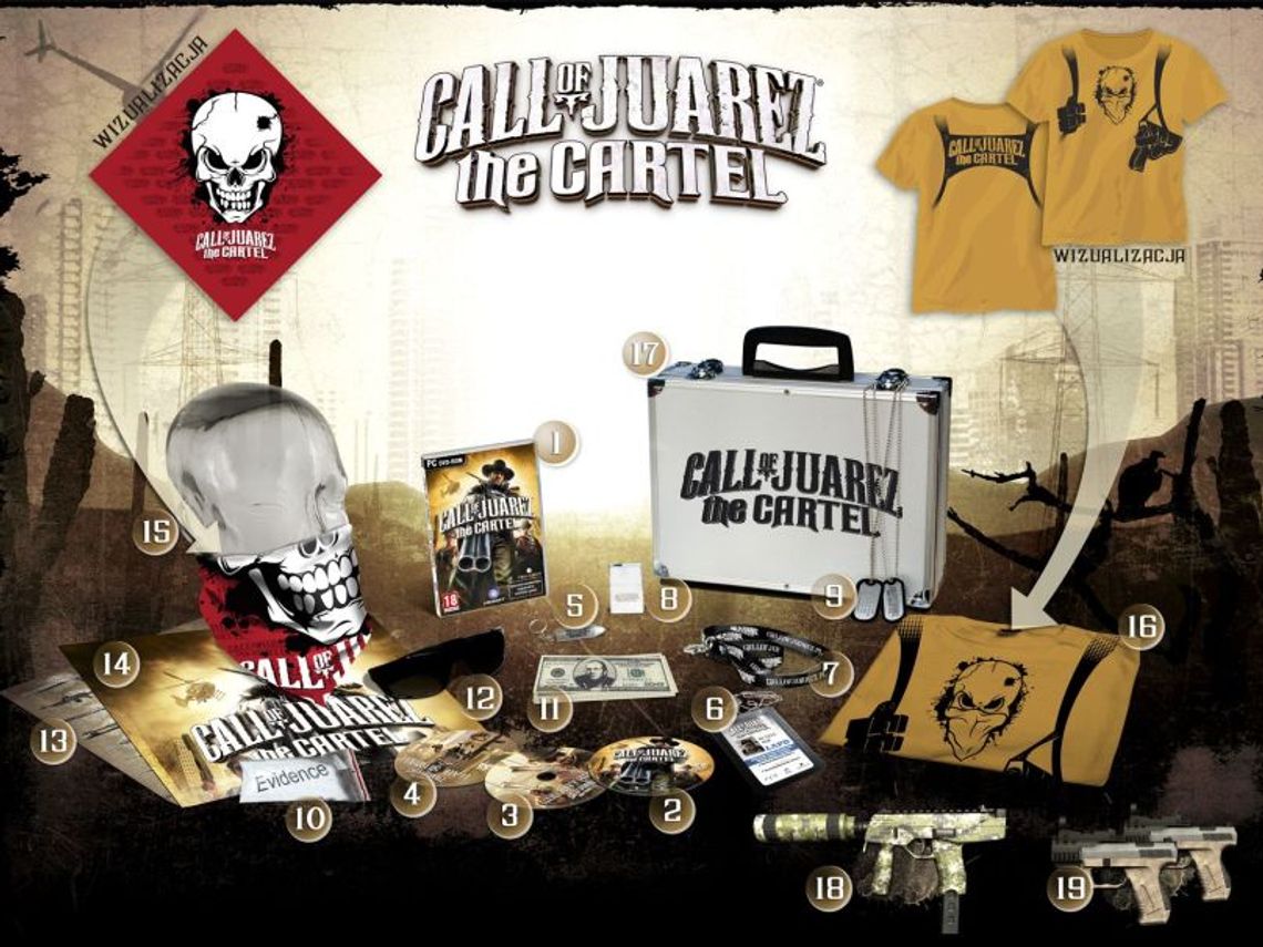 Call of Juarez: The Cartel. Edycja Kolekcjonerska z dowodami zbrodni