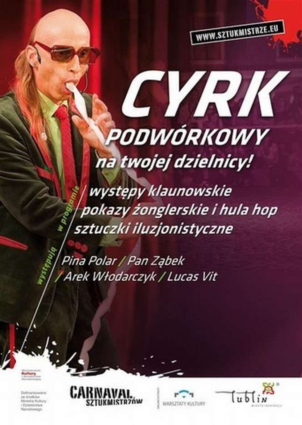 Carnaval Sztuk-Mistrzów. Cyrk podwórkowy w dzielnicach Lublina