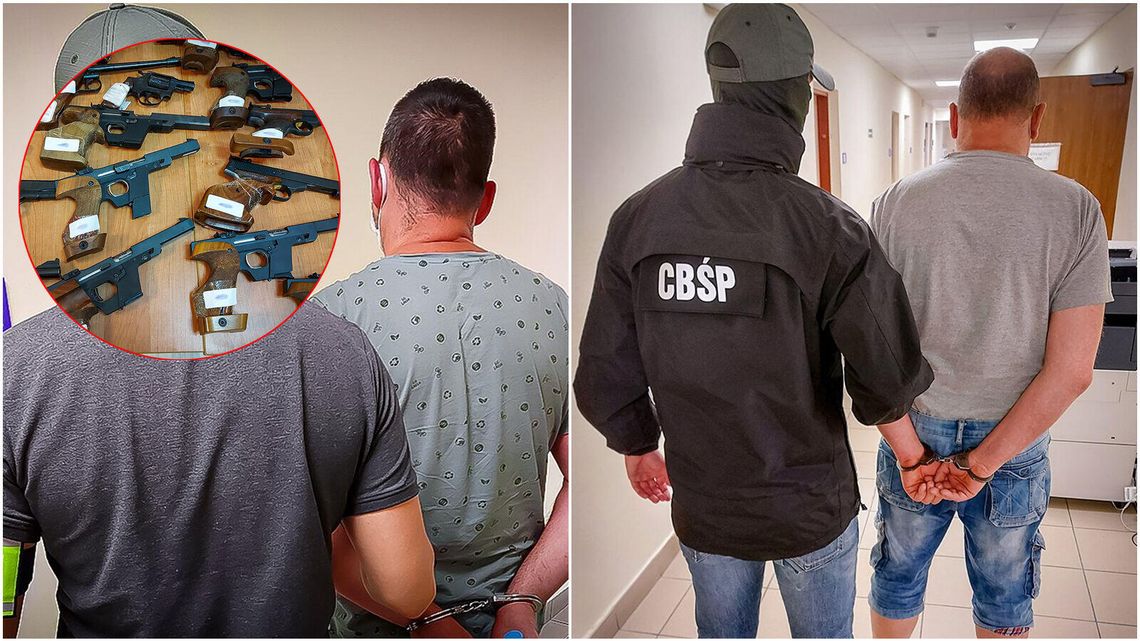 CBŚP rozbiło grupę handlującą nielegalną bronią. Znaleźli jej niemal 300 sztuk [wideo, zdjęcia]