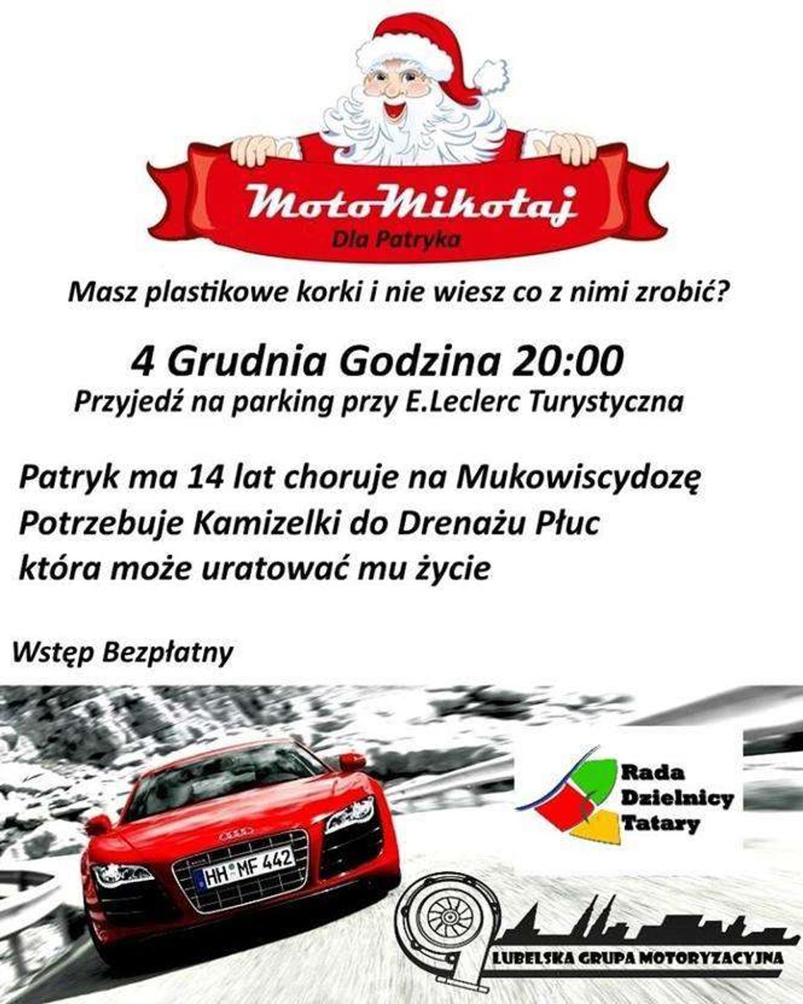 Charytatywny MotoMikołaj dla Patryka Charytatywny MotoMikołaj dla Patryka