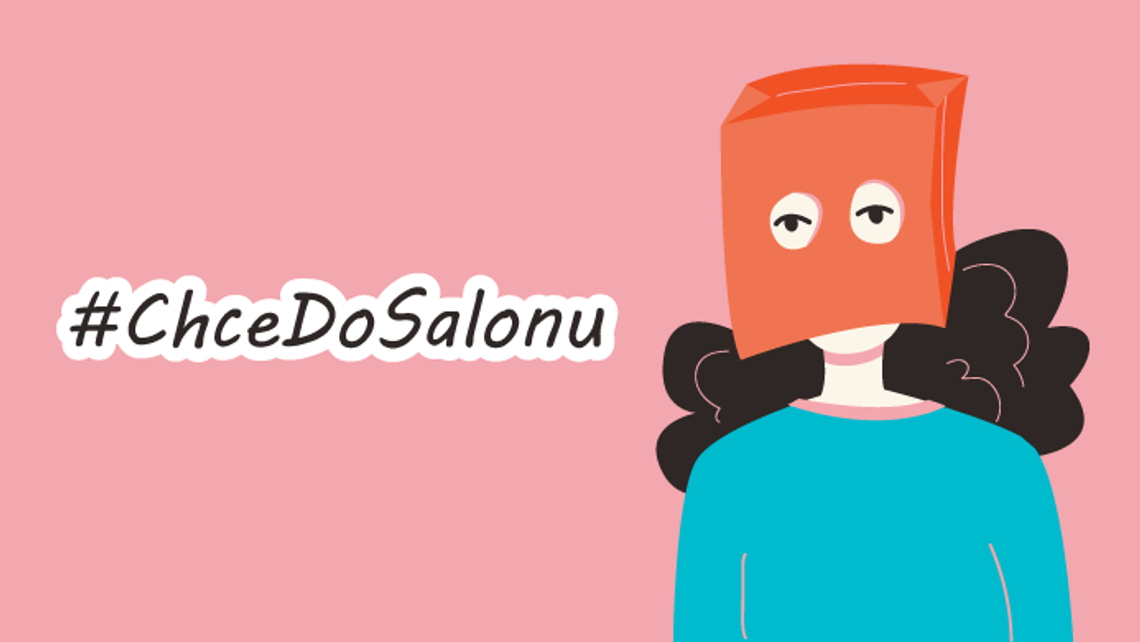 "Chcę do salonu". Fryzjerzy i kosmetyczki z torbami na głowach apelują do rządu 