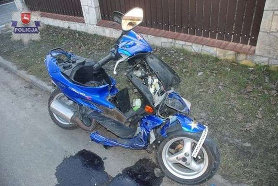 Chciał kupić skuter. Jazda próbna zakończyła się w szpitalu