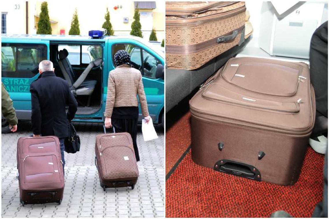 Chciał przewieźć żonę przez granicę. Ukrył ją w walizce