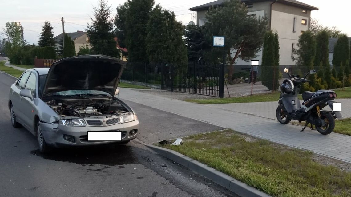 Chełm. Kolizja przy wyprzedzaniu. Od kierowcy mitsubishi było czuć alkohol