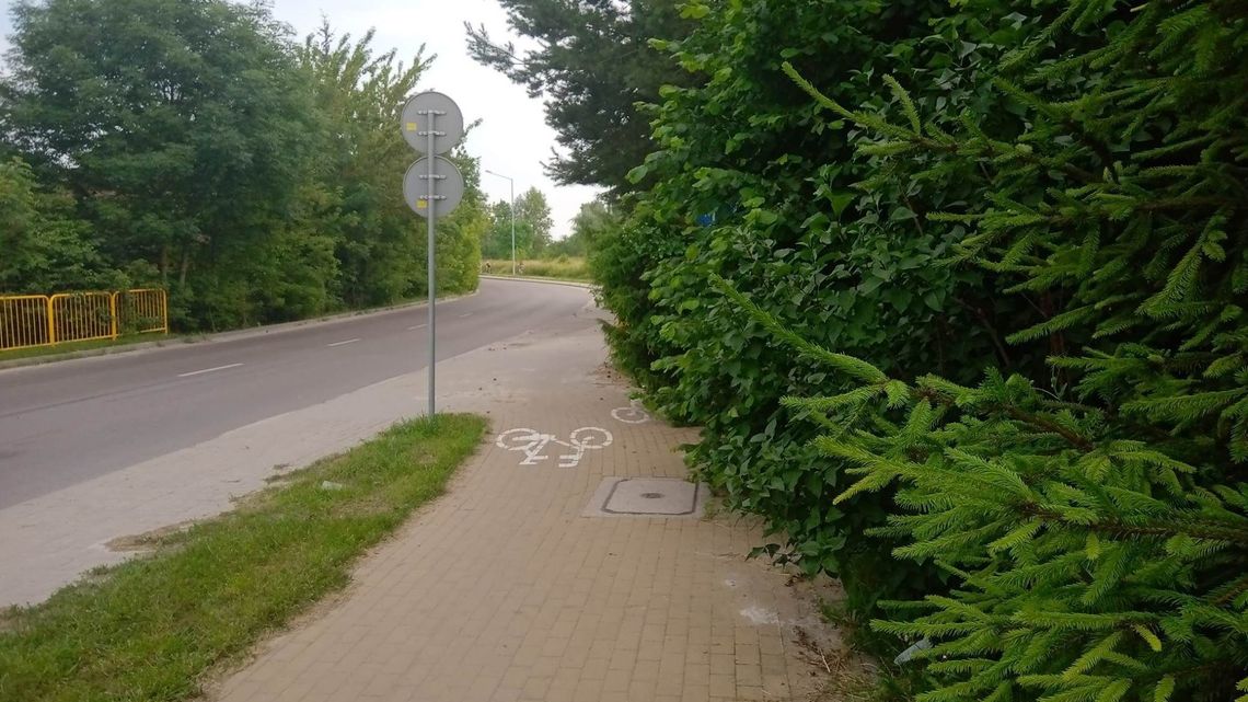 Chełm: Nie czekali na urzędników. Rowerzyści wzięli sprawy w swoje ręce, żeby było bezpieczniej