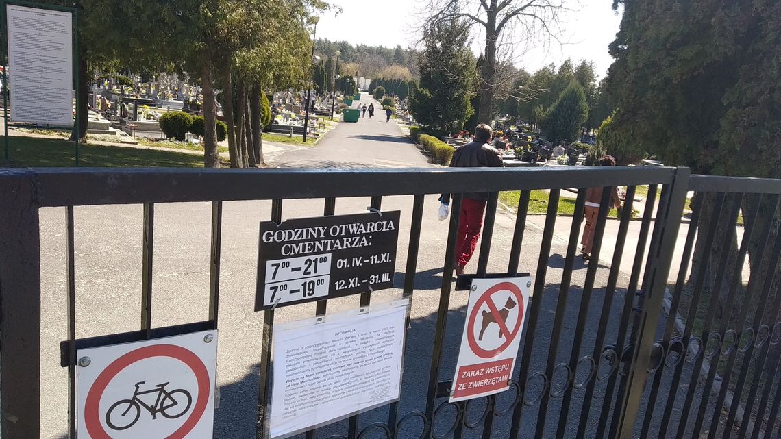 Chełm: Przez wirusa na cmentarzu nie ma wody
