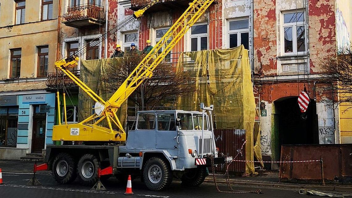 Chełm: Remontują balkony kamienicy Icka Sztula Chełm: Remontują balkony kamienicy Icka Sztula