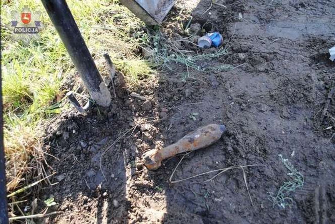 Chełm: Robotnicy wykopali granat moździerzowy