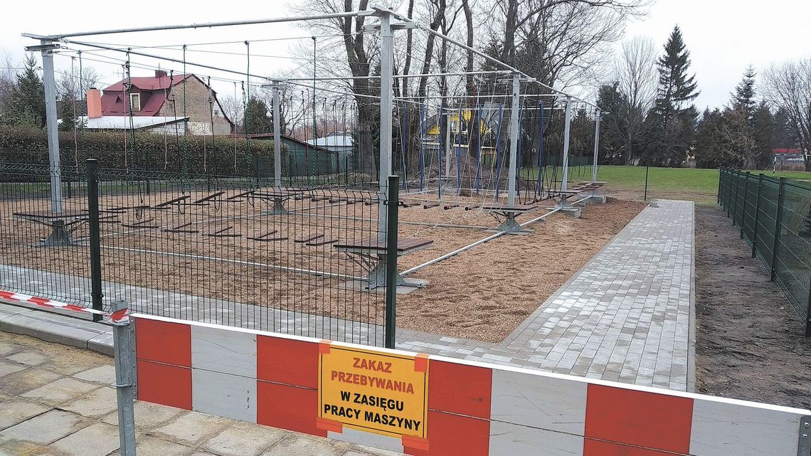 Chełm: „Tarzan” już gotowy. To bezpłatny, otwarty dla każdego park linowy