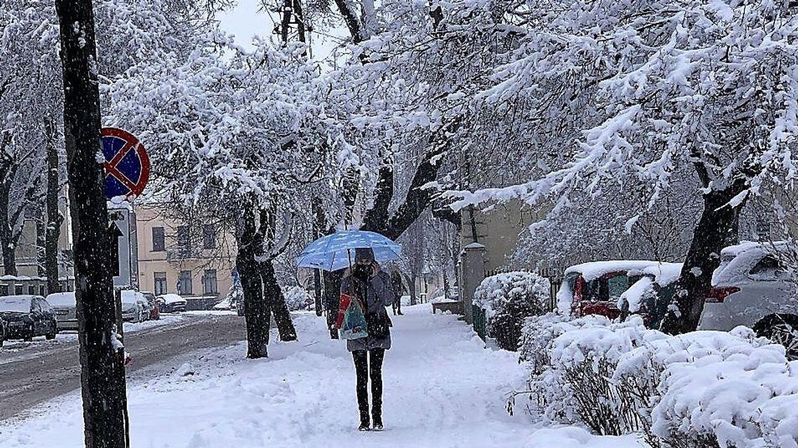 Chełm. Ulice i chodniki w śniegu. Gdzie dzwonić po pomoc?