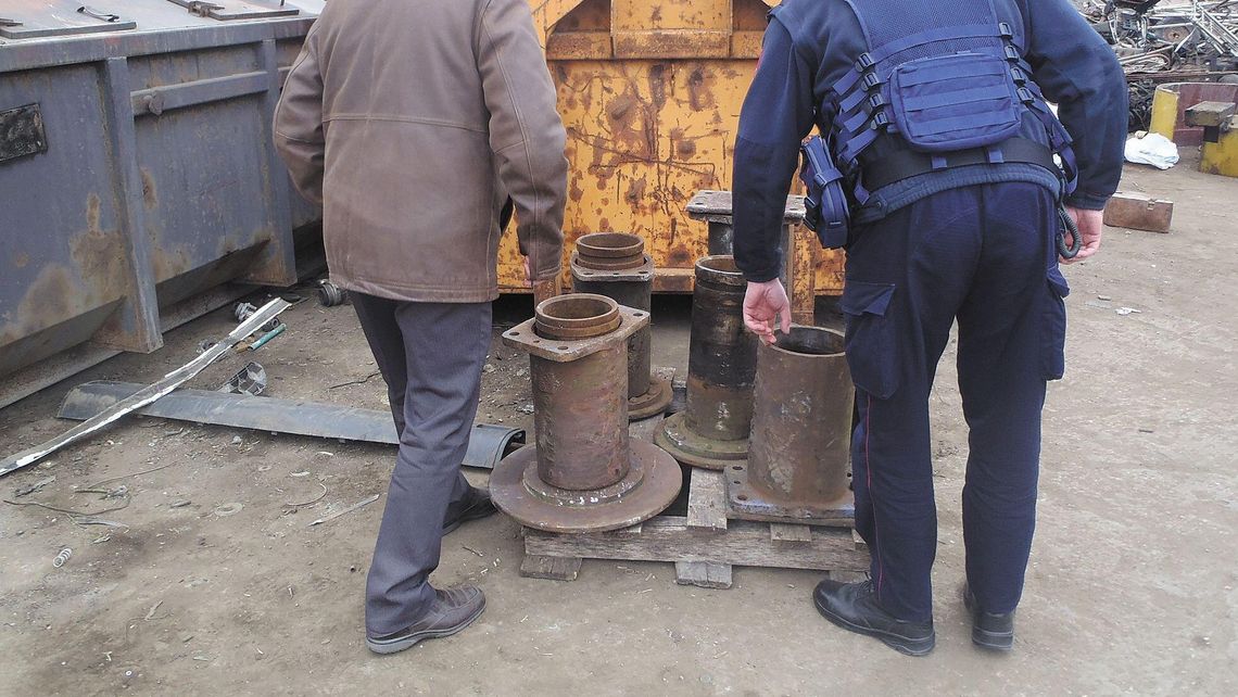 Chełm: Zderzaki wagonowe trafiły na złom