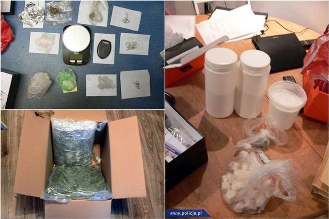Chełmscy policjanci znaleźli w mieszkaniu 2,5 kg kokainy i 1 kg marihuany