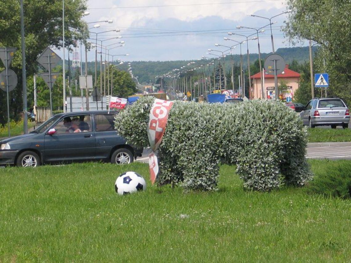Chełmski miś poczuł atmosferę Euro 2012 Chełmski miś poczuł atmosferę Euro 2012