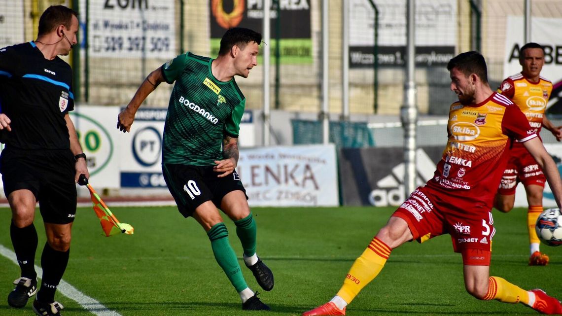 Chojniczanka Chojnice – Górnik Łęczna 2:1. Na Kaszubach bez punktów