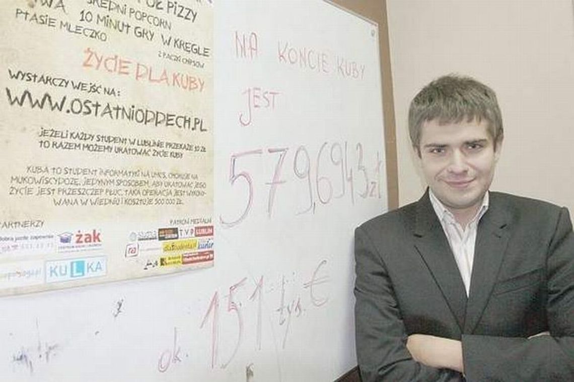 Chory na mukowiscydozę Jakub pojedzie do kliniki w Wiedniu Chory na mukowiscydozę Jakub pojedzie do kliniki w Wiedniu