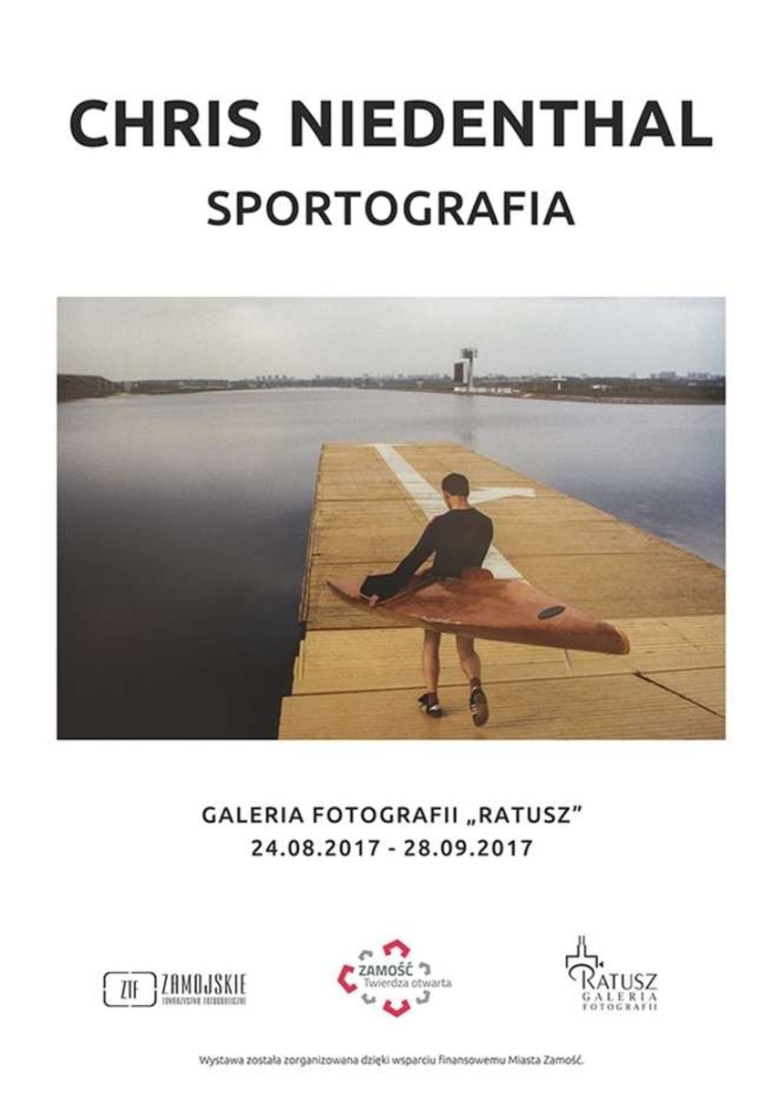 Chris Niedenthal w Zamościu. Wernisaż wystawy "Sportografia"
