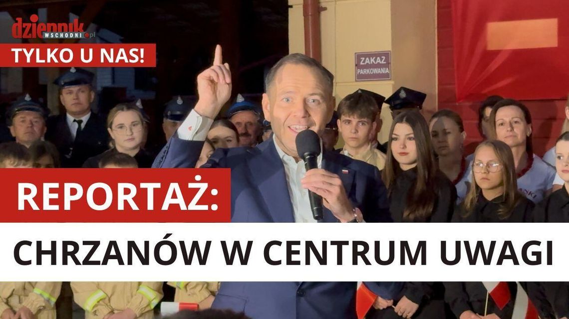 Chrzanów powitał Karola Nawrockiego jak bohatera