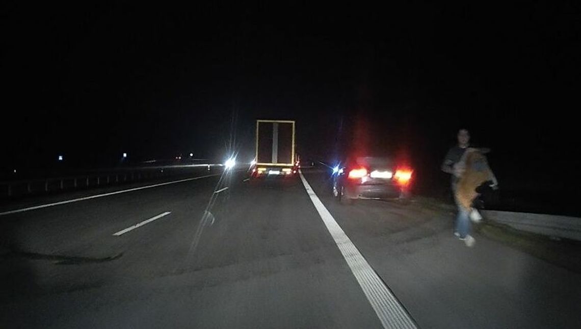 Chwilę wcześniej doszło do wypadku. Nagranie z wideorejestratora