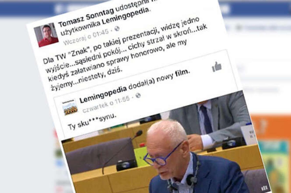 "Cichy strzał w skroń". Dyrektor biura wojewody przeprasza za wpis. Michał Boni odpowiada "Cichy strzał w skroń". Dyrektor biura wojewody przeprasza za wpis. Michał Boni odpowiada