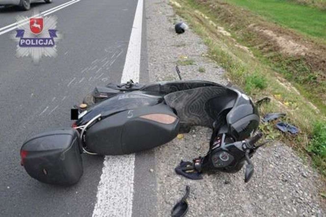 Ciężarówka potrąciła motorowerzystę, 19-latek w BMW zajechał drogę kierowcy volkswagena