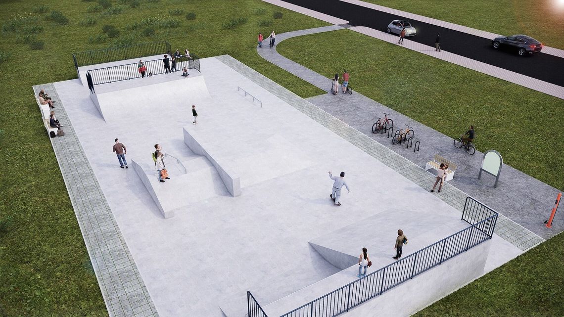 Ciężki sprzęt już pracuje. Skatepark będzie gotowy jesienią