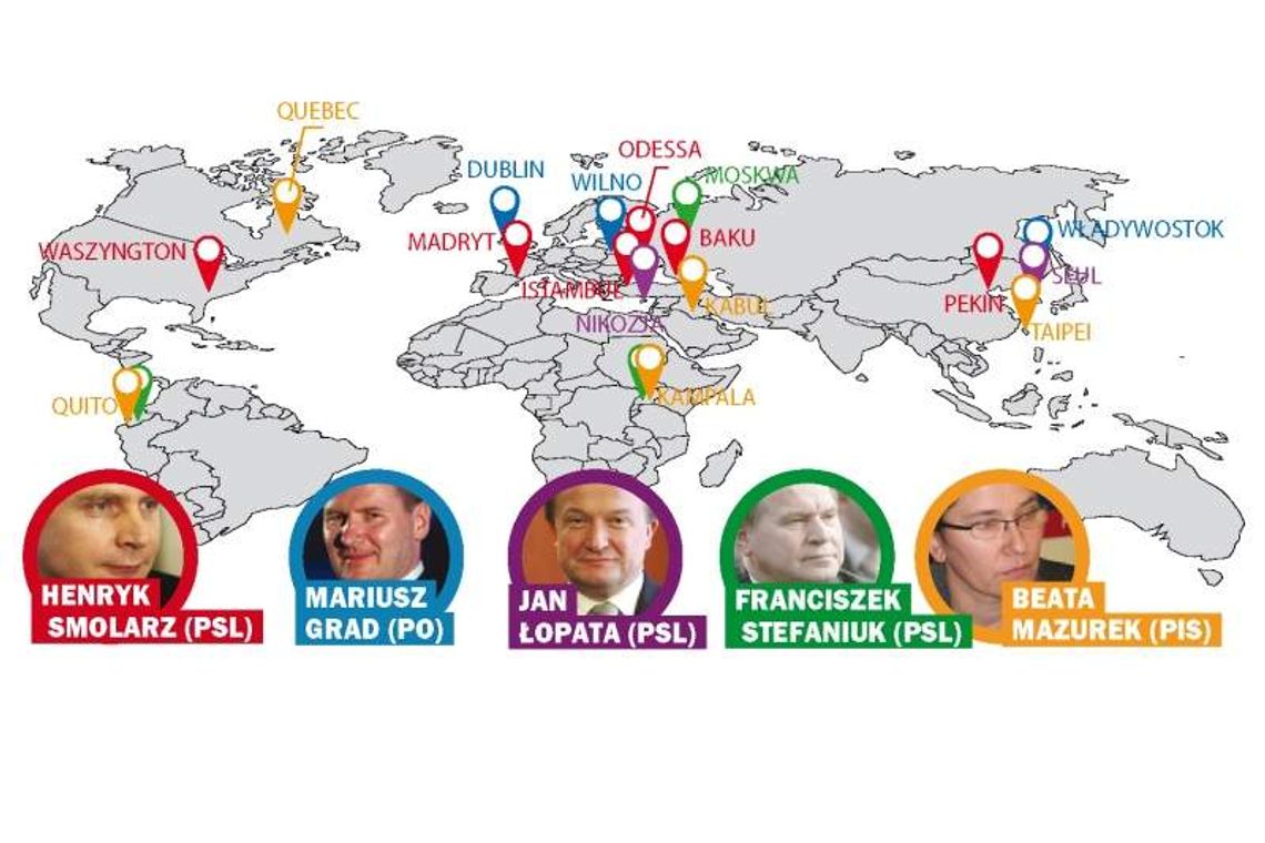 Co lubelscy posłowie robili w Ugandzie, Chinach, Kanadzie i Korei