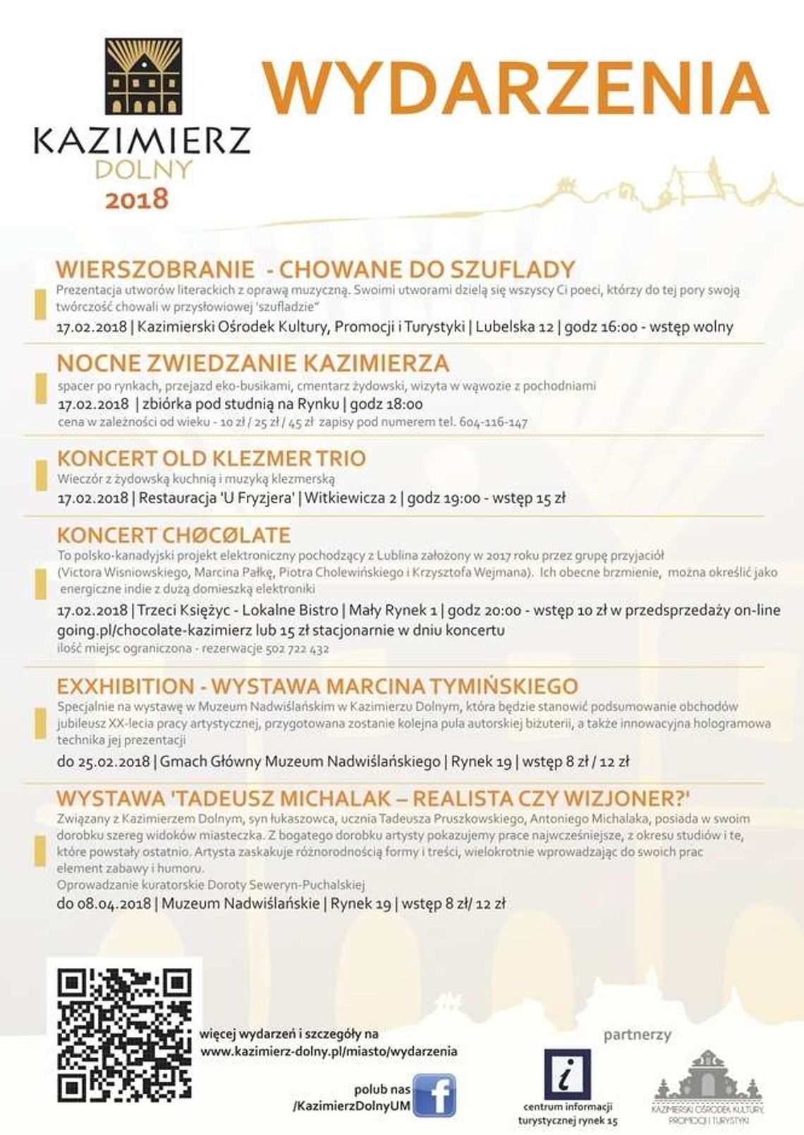 Co w weekend 16-18.02.2018 w Kazimierzu?